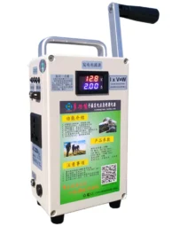 KOTUMY Hand Crank Generator Electric Generator Dynamotor Miniature Generator Large Capacity Outdoor Dc12V/240W